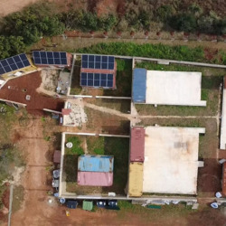 The lights are on! The fencing is up!