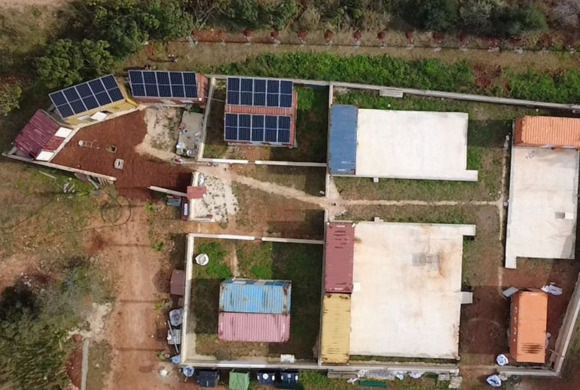 The lights are on! The fencing is up!