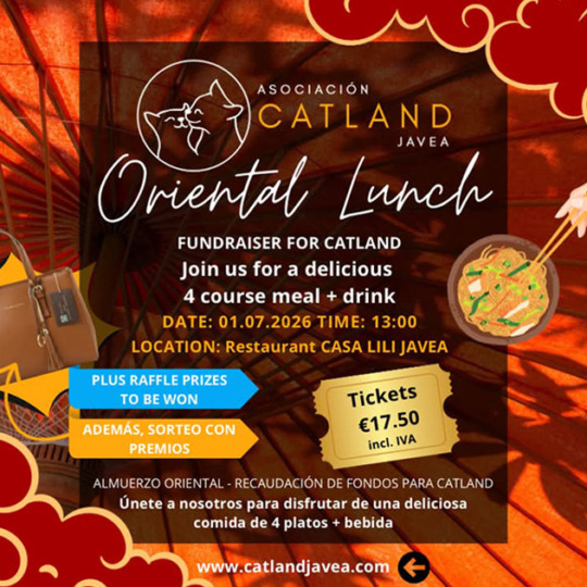 Catland's Oriental Lunch Casa Lili Javea